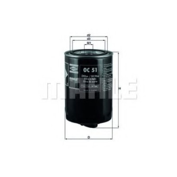 Filtru ulei MAHLE ORIGINAL OC 51 [1]
