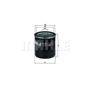 Filtru ulei MAHLE ORIGINAL OC 534 [1]