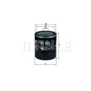 Filtru ulei MAHLE ORIGINAL OC 535 [1]