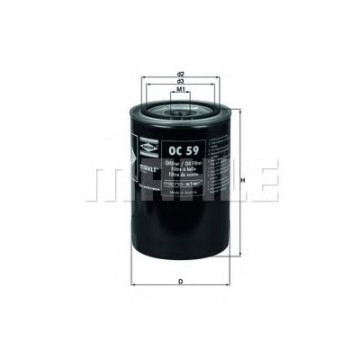Filtru ulei MAHLE ORIGINAL OC 59 [1]