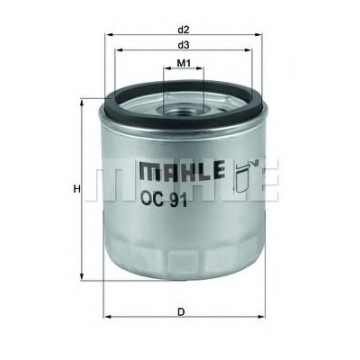 Filtru ulei MAHLE ORIGINAL OC 91 [1]