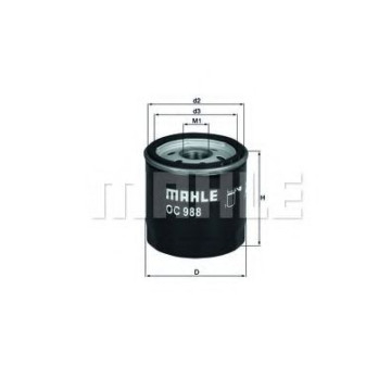 Filtru ulei MAHLE ORIGINAL OC 988 [1]