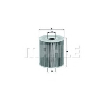 Filtru ulei MAHLE ORIGINAL OX 156D [1]