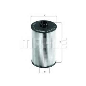 Filtru ulei MAHLE ORIGINAL OX 157D [1]