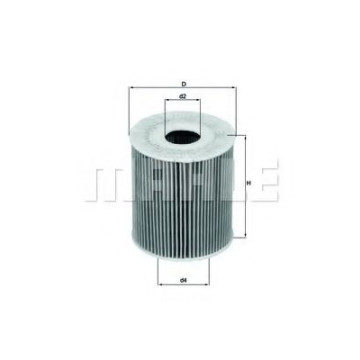Filtru ulei MAHLE ORIGINAL OX 175D [1]