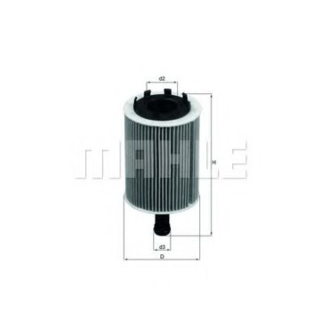 Filtru ulei MAHLE ORIGINAL OX 188D [1]