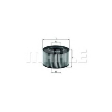 Filtru ulei MAHLE ORIGINAL OX 191D [1]