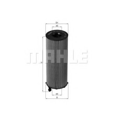 Filtru ulei MAHLE ORIGINAL OX 196/3D [1]