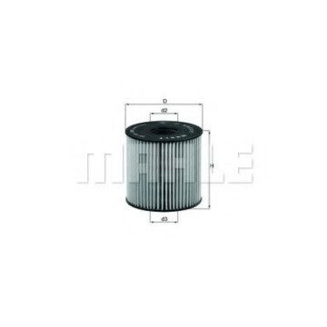 Filtru ulei MAHLE ORIGINAL OX 210D [1]