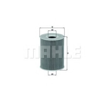 Filtru ulei MAHLE ORIGINAL OX 380D [1]