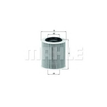 Filtru ulei MAHLE ORIGINAL OX 386D [1]