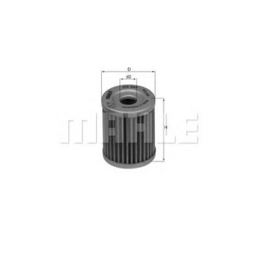 Filtru ulei MAHLE ORIGINAL OX 407 [1]