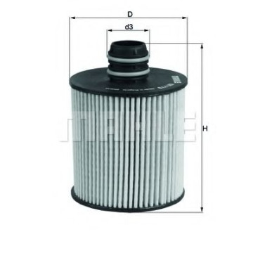 Filtru ulei MAHLE ORIGINAL OX 779D [1]