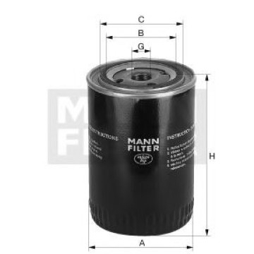 Filtru ulei Mann-Filter W 1020 [1]