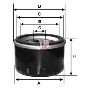 Filtru ulei SOFIMA S 3255 R [1]