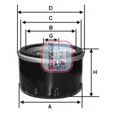 Filtru ulei SOFIMA S 3519 R [1]