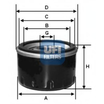 Filtru ulei UFI 23.243.00 [1]