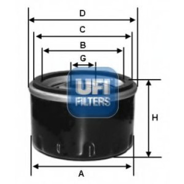 Filtru ulei UFI 23.583.00 [1]