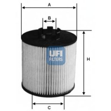 Filtru ulei UFI 25.047.00 [1]