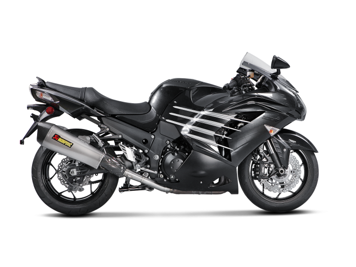 Finala din titan Akrapovic Silencers Kawasaki Zzr 1400 / ZX-14R 2012-2020 [2]