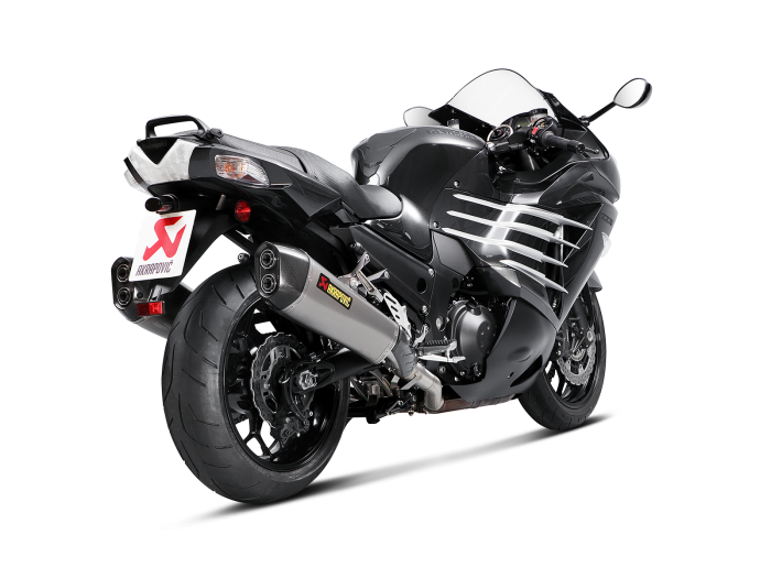 Finala din titan Akrapovic Silencers Kawasaki Zzr 1400 / ZX-14R 2012-2020 [3]