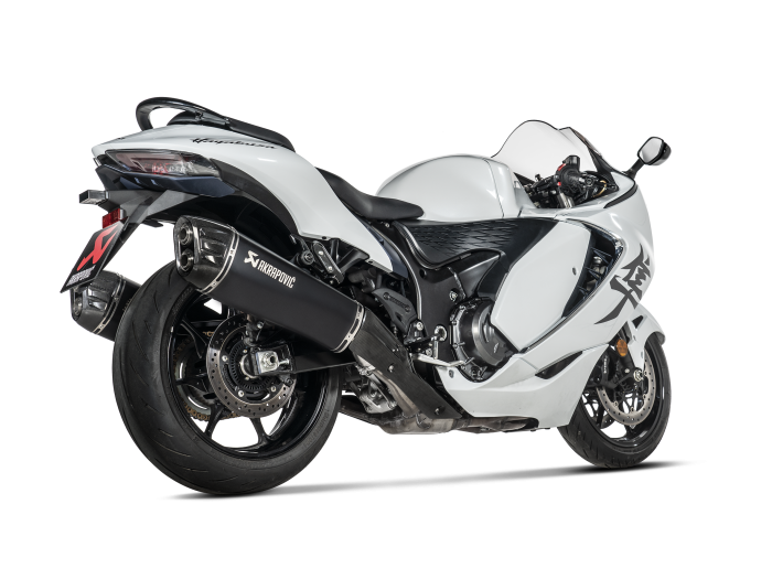 Finala din titan negru Akrapovic Black Suzuki GSX 1300 R Hayabusa 2025 [3]