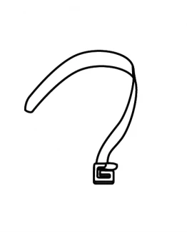 Flexible strap SHAD D1B45CGR for SH45 [1]
