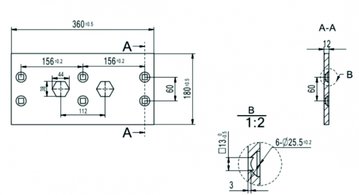 HammersMade HA1508 - Plaz stanga/dreapta pt. Lemken echivalent 3411508 [2]