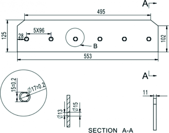 HammersMade HA9140 - Plaz lung pt. Kuhn echivalent 279140 [2]