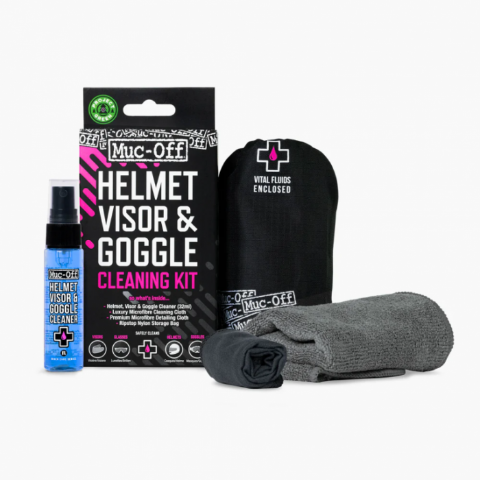 Helmet, Visor & Goggle Cleaning Kit V2 MUC-OFF 20802 [1]