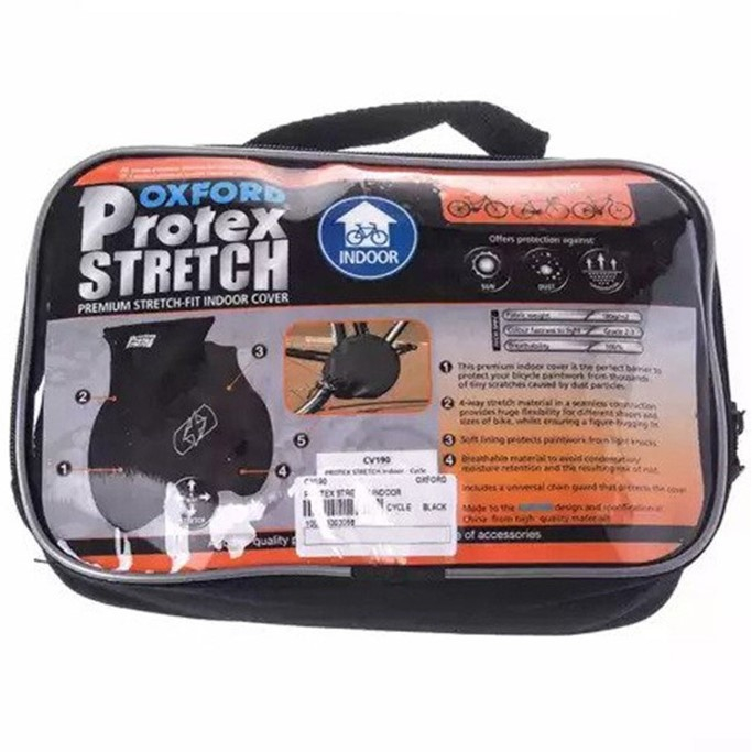 Husa Bicicleta Oxford Protex Stretch Negru Marimea S CV190 [2]