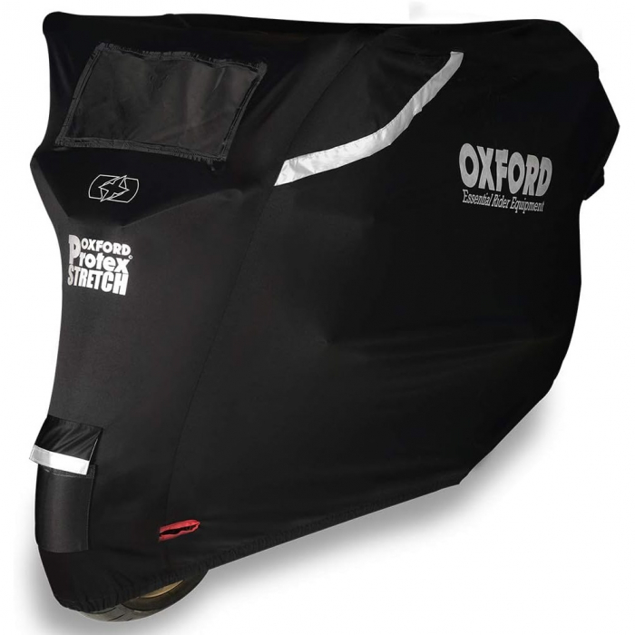 Husa Moto Exterior Oxford Protex Stretch Outdoor CV1 Negru Marimea L CV162 [1]