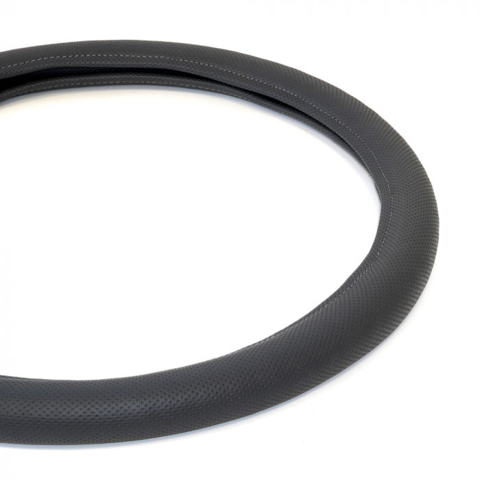 Husa Volan Piele Ecologica Perforata Gri 40- 42 Cm Umbrella [2]