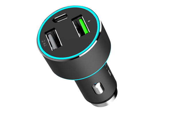 Incarcator Auto 1Xusb Qc3.0 + 1Xusb 2.4A + 1Xusb Type-C 42W [2]