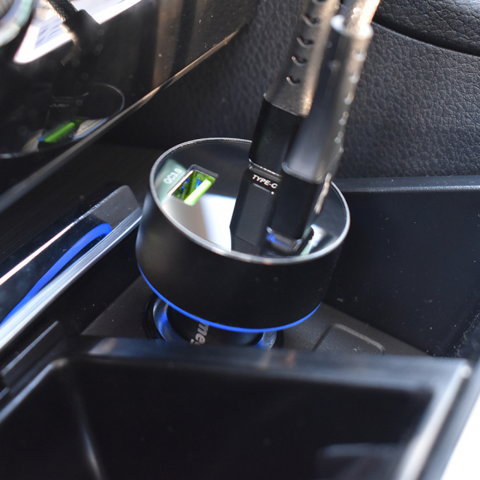 Incarcator Auto 1Xusb Qc3.0 + 1Xusb 2.4A + 1Xusb Type-C 42W [3]