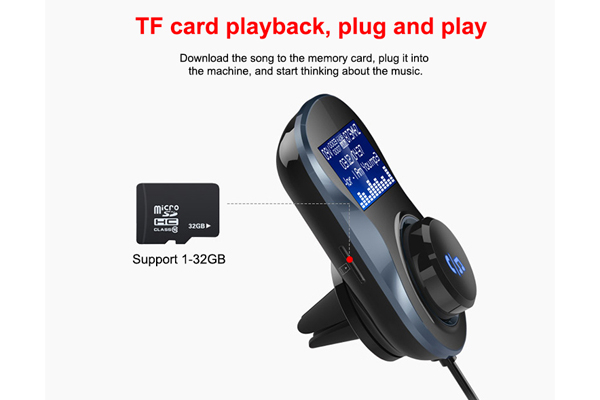 Incarcator Auto 1Xusb Qc3.0 Si 1Xusb 2.4A Cu Bluetooth Si Modulator Fm [13]