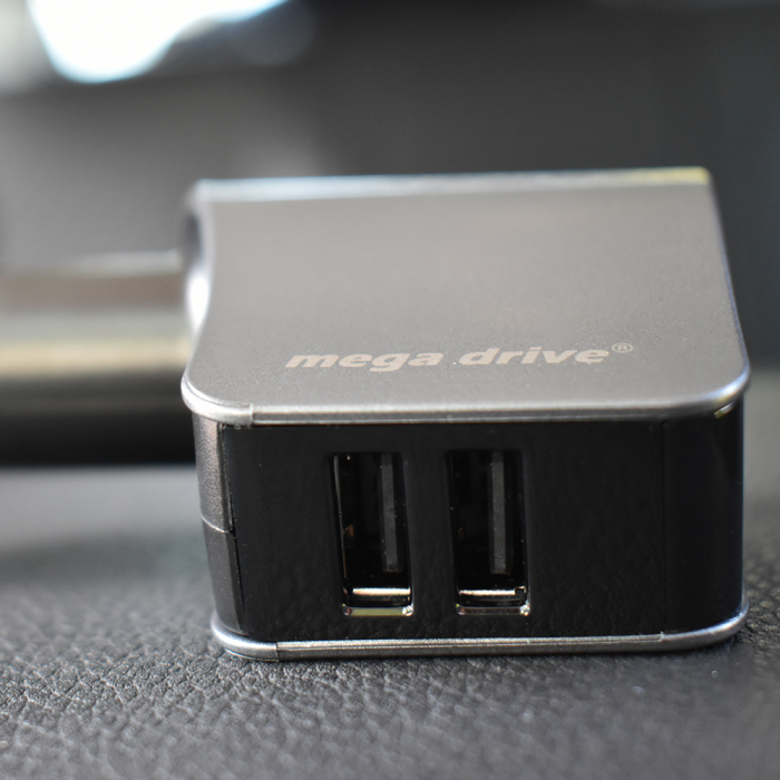 Incarcator Auto 3Xusb 3.1A Cu Afisaj Tensiune Si Fisa Bricheta Mega Drive [4]