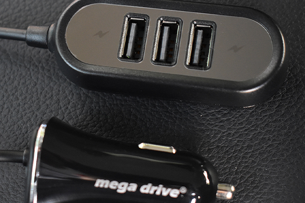 Incarcator Auto 4Xusb 5.8A (2.4A Fata Si 3.4A Spate) Cu Extensie 1.4M [6]
