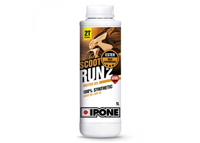 IPONE Ulei Motor Scoot RUN 2 Strawberry 2T 100% Synthetic 1L 800118 [1]