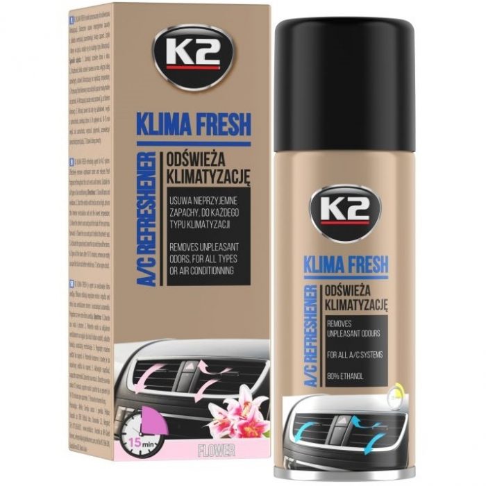 K2 Klima Fresh Spray Curatat Ac Flower 150ML K222FL [1]