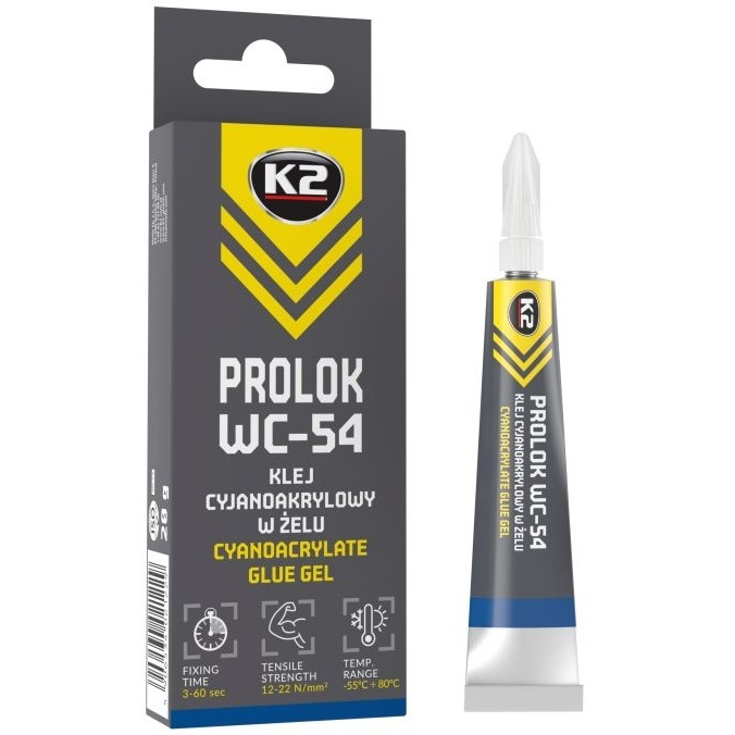 K2 Prolock WV-54 Gel Adeziv Cianoacrilat 20G WC54 [1]