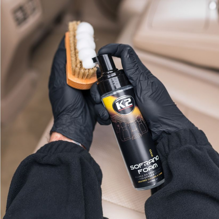 K2 Sofrano Pro Leather Cleaner 200ml Neutral PH [2]