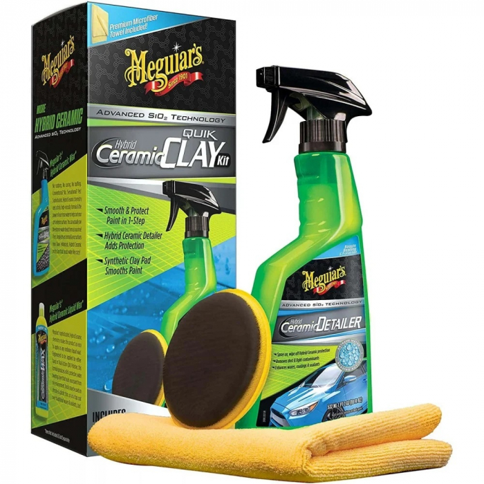 Kit Decontaminare Meguiar's Hybrid Ceramic Quik Clay G200200MG [1]