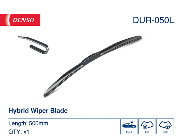 Lamela stergator DENSO Hybrid DUR-050L, lungime 500 mm, spate, lama stergator hibrida [2]