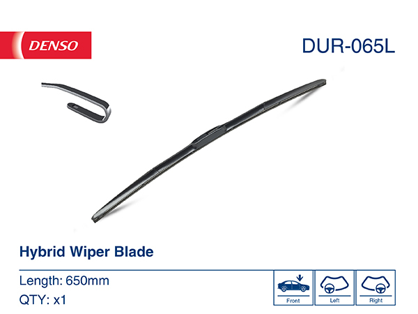 Lamela stergator DENSO Hybrid DUR-065L, lungime 650 mm, partea sofer, lama stergator hibrida [2]