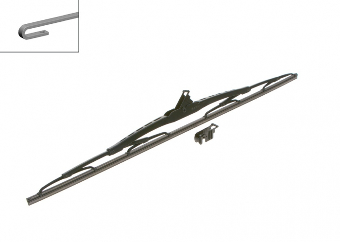 Lamela stergator parbriz BOSCH ECO 3 397 015 408, lungime 600 mm, fara spoiler [2]