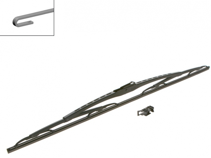 Lamela stergator parbriz BOSCH ECO 3 397 015 410, lungime 700 mm, fara spoiler [2]