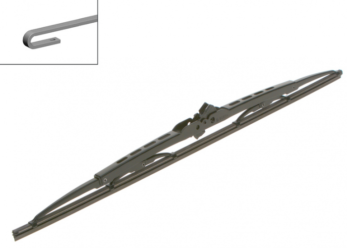 Lamela stergator parbriz BOSCH Twin 3 397 004 763, lungime 450 mm, pret pe bucata / comanda minima 10 bucati [2]