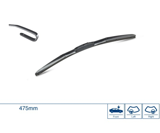 Lamela stergator universala pentru parbriz DENSO Hybrid DUR-048L, 475 mm [2]