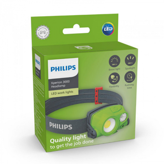 Lampa De Cap Cu Led. Cu Doua Moduri Philips Xperion 3000 [2]